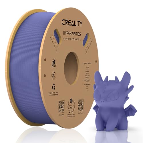 Official Creality Hyper 1.75mm High Speed PLA Filament, +/-0.02mm Accuracy, Fits Most FDM 3D Printers, 1KG(2.2lbs) Spool Very Peri