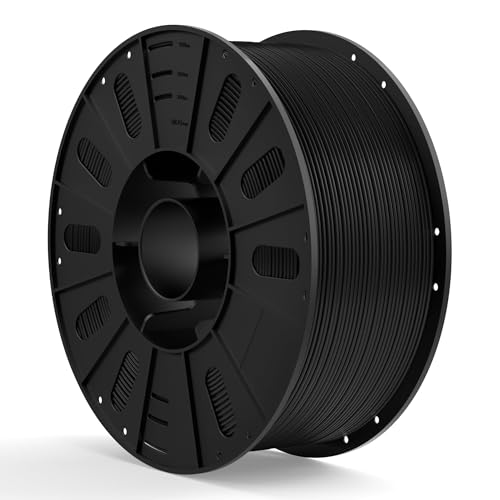 ELEGOO PLA Filament 1.75mm Black 3KG, 3D Printer Filament Dimensional Accuracy +/- 0.02mm, 3KG Large Spool(6.6lbs) Fits for Most FDM 3D Printers