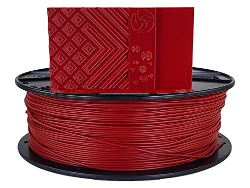 3D-Fuel Standard PLA+ Filament for 3D Printing, Made in The USA, 3D Printer Filament, Dimensional Accuracy +/- 0.02 mm, 1.75 mm, 1 kg Spool, Iron Red