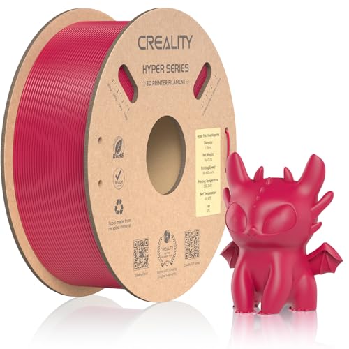 Official Creality Hyper PLA Filament 1.75mm, High Speed PLA 30-600mm/s Rapid 3D Printer Filament, Dimensional Accuracy +/-0.02mm, Fit Most FDM 3D Printers,1KG(2.2lbs) Spool Viva Magenta
