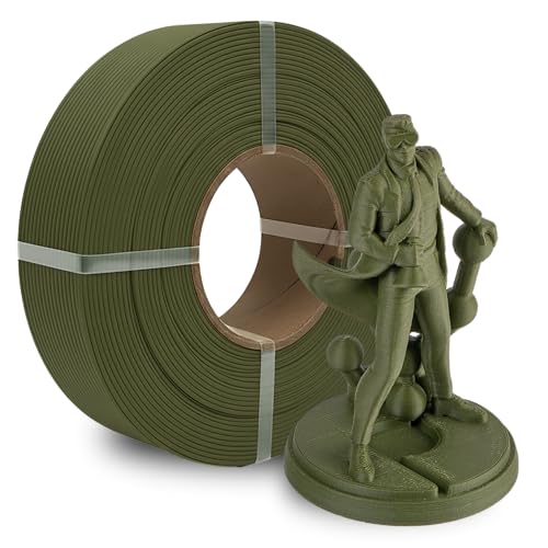 Polymaker Panchroma Refill Spool Matte Army Dark Green PLA 3D Printing Filament Refill, Compatible with All Reusable Spools and All Major FDM 3D Printers, Tangle-Free, Vibrant Colors, 1.75mm 1kg
