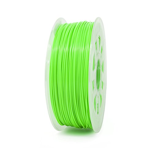 Gizmo Dorks 1.75mm ABS Filament 1kg / 2.2lb for 3D Printers, Fluorescent Green (UV Light)