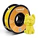 Kingroon PLA 3D Printer Filament, Dimensional Accuracy +/- 0.02 mm, 1 kg Spool(2.2lbs), 1.75 mm，Yellow