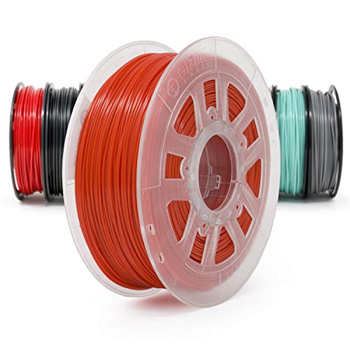 Gizmo Dorks Low Odor ABS 3D Printer Filament 1.75mm 1kg, Red
