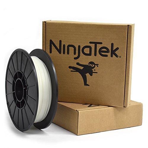 NinjaTek 3DCH08129005 NinjaTek Cheetah TPU Filament, 3.00mm, TPE, .5kg, Water (Clear) (Pack of 1)