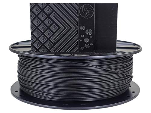 3D-Fuel Standard PLA+ Filament for 3D Printing, Made in The USA, 3D Printer Filament, Dimensional Accuracy +/- 0.02 mm, 1.75 mm, 1 kg Spool, Midnight Black
