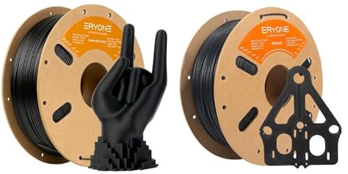 Carbon Fiber PETG Black and Glass Fiber PETG Black Bundle