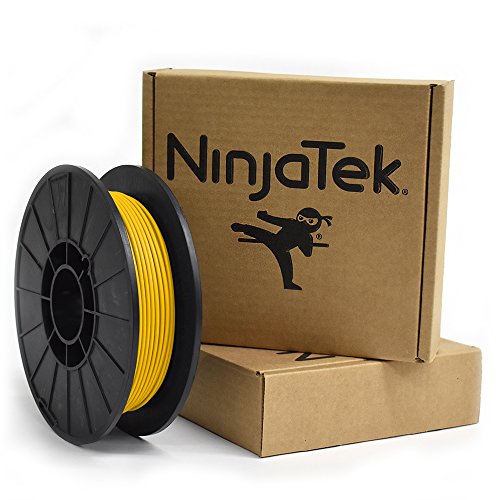 NinjaTek - 3DCH0429005 3DCH04129005 Cheetah TPU Filament, 3.00mm, TPE.5kg, Sun (Yellow) (Pack of 1)